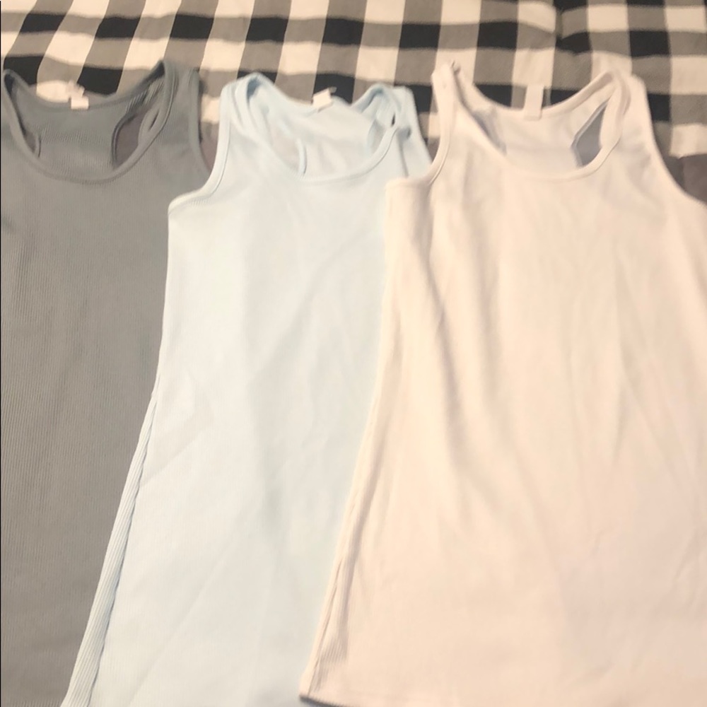 Lot of three under armour tank tops